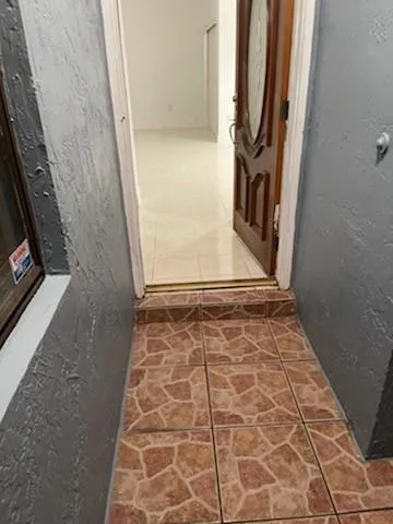 a view of front door