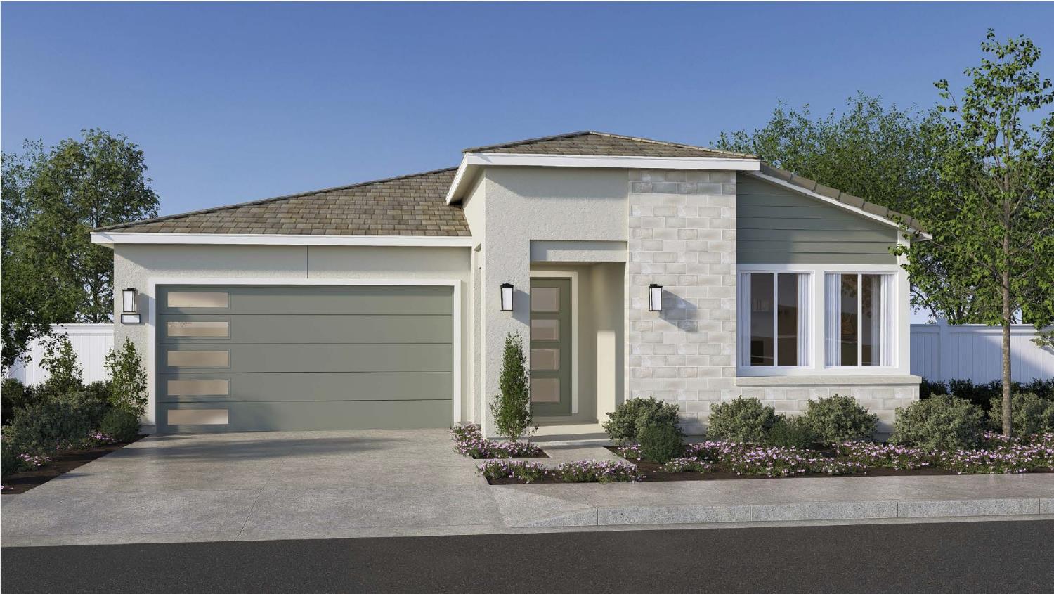 812 Eclipse Lane Clovis, CA 93619 - Photo 1 of 1 front view of a house with a yard