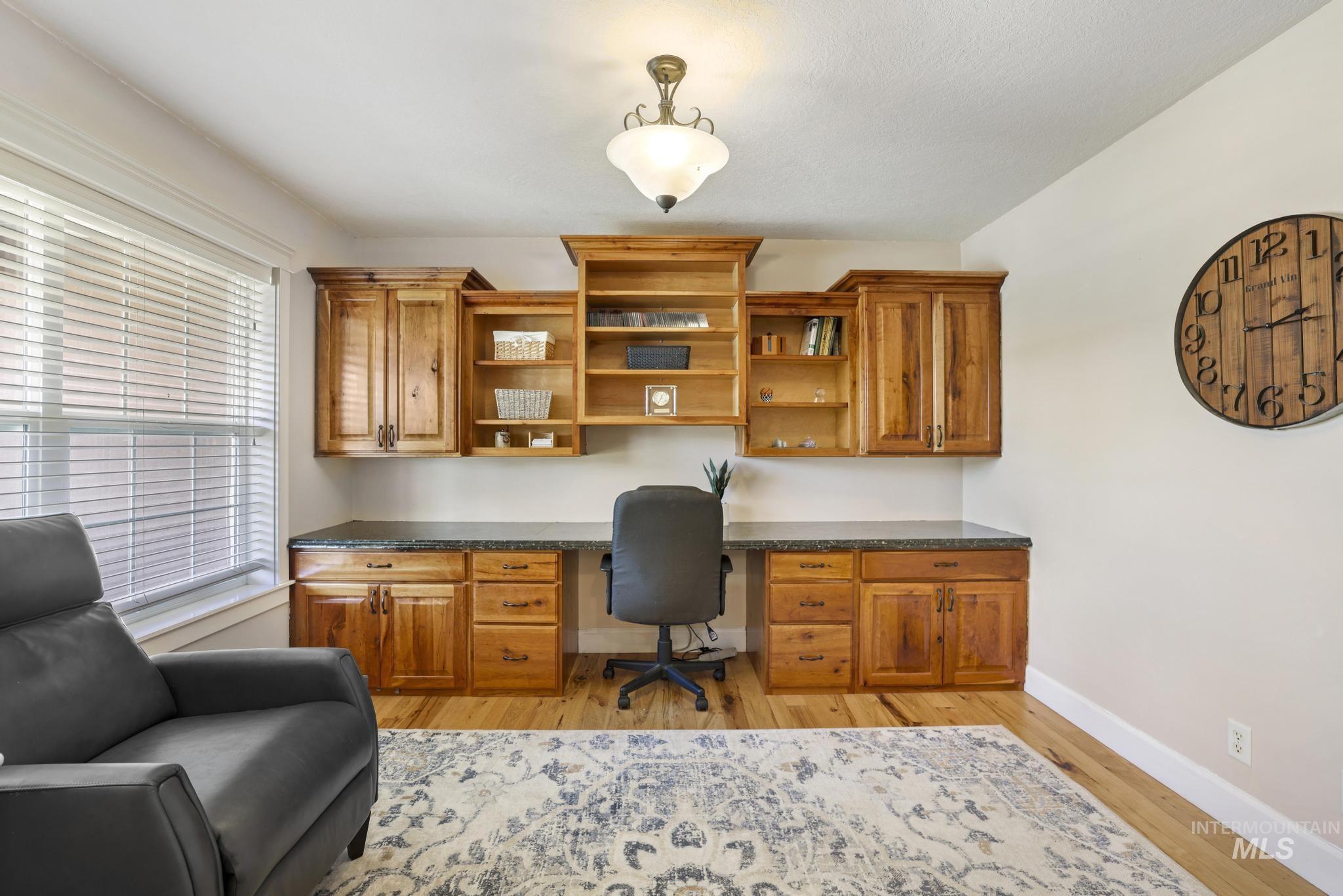1111 Cole Street Kimberly, ID 83341 - Photo 17 of 46 Office with built in study area and light wood finished floors