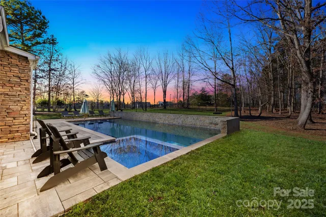 wooden floor with an entryway