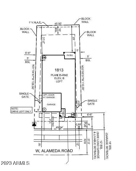 14396 West Alameda Road Surprise, AZ 85387 - Photo 2 of 4 Plot Plan