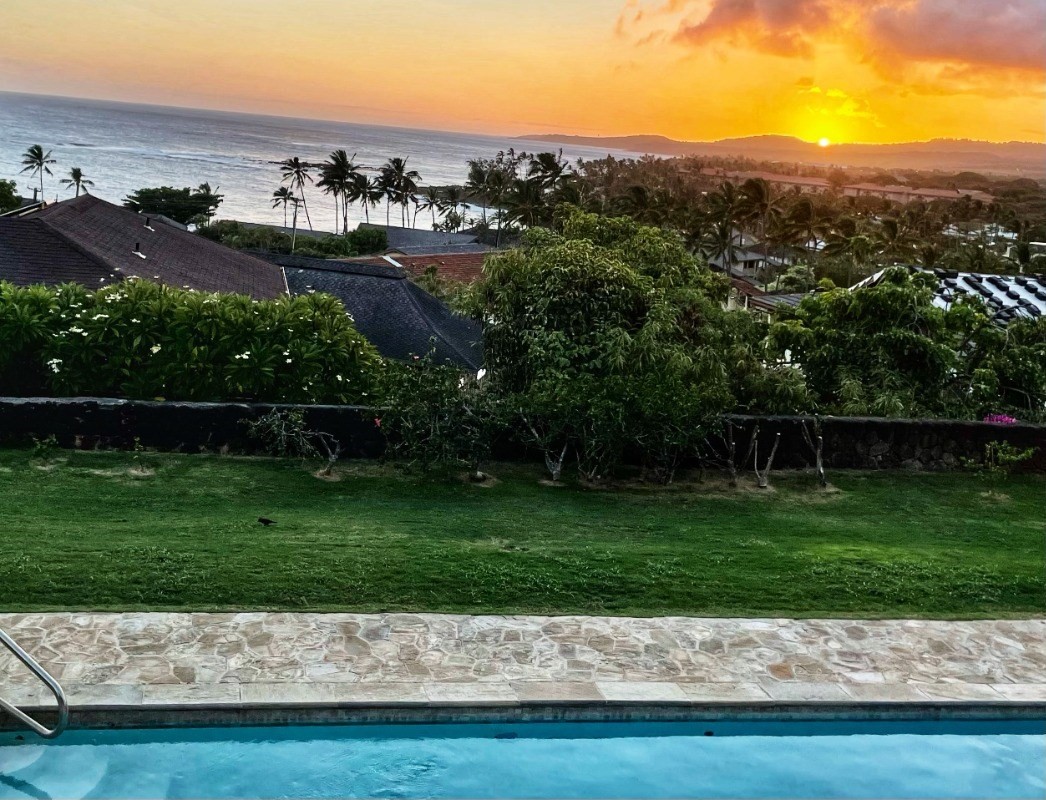 2301 Ho'ohu Road Koloa, HI 96756 - Photo 1 of 28 a view of a terrace with a garden