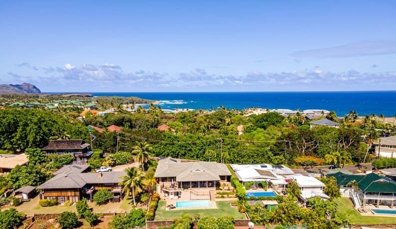 2301 Ho'ohu Road Koloa, HI 96756 - Photo 3 of 28 an aerial view of multiple house