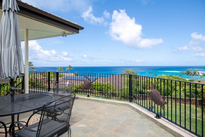 2301 Ho'ohu Road Koloa, HI 96756 - Photo 5 of 28 a view of a balcony with a potted plant and outdoor space