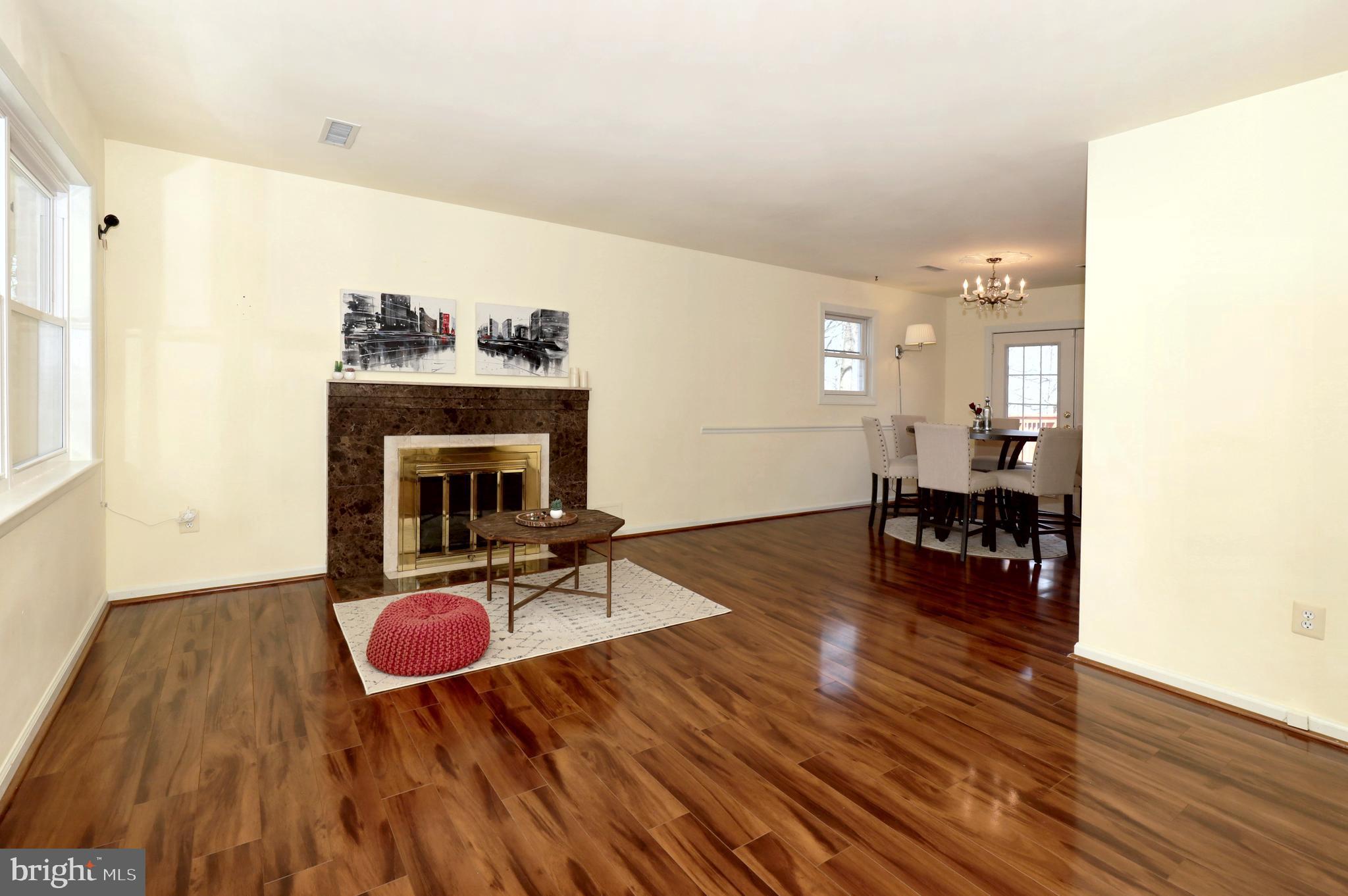 1903 Ridge Road Haymarket, VA 20169 - Photo 4 of 51 Gas burning fireplace with marble surround