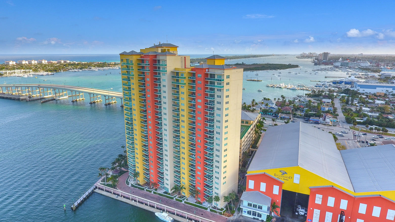 2640 Lake Shore Drive, Unit 809 Riviera Beach, FL 33404 - Photo 22 of 38 01_Aerial-2_mls