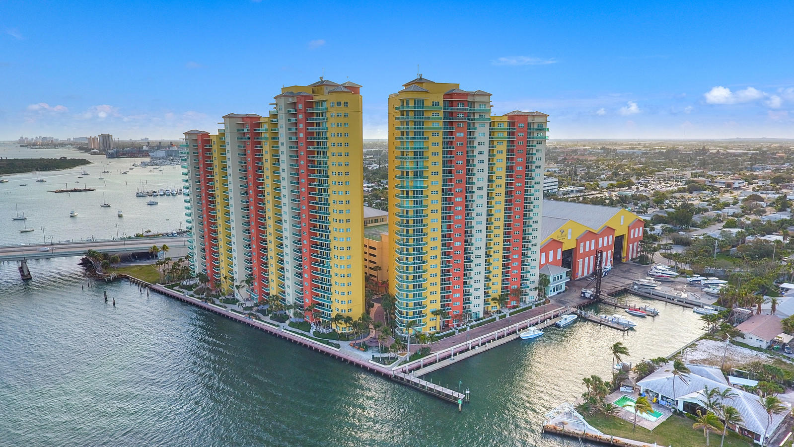 2640 Lake Shore Drive, Unit 809 Riviera Beach, FL 33404 - Photo 36 of 38 33_Aerial-3_mls