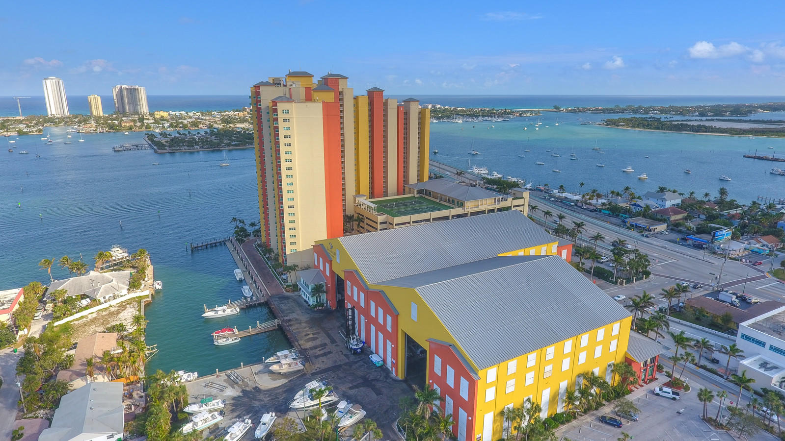 2640 Lake Shore Drive, Unit 809 Riviera Beach, FL 33404 - Photo 37 of 38 34_Aerial-1_mls