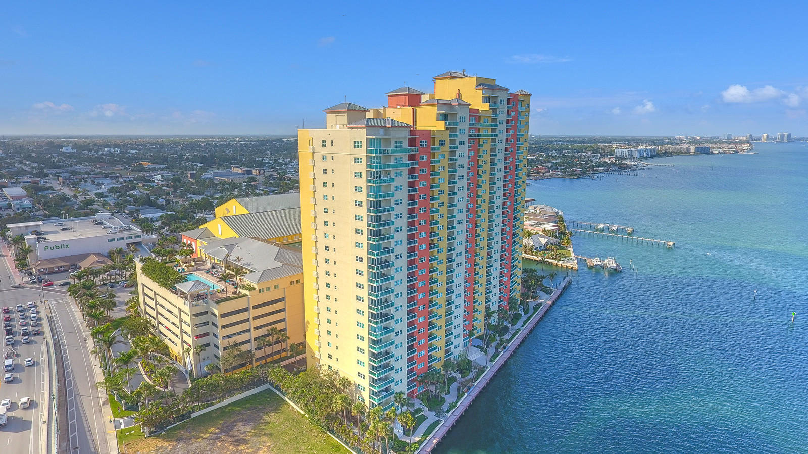 2640 Lake Shore Drive, Unit 809 Riviera Beach, FL 33404 - Photo 38 of 38 35_Aerial-4_mls
