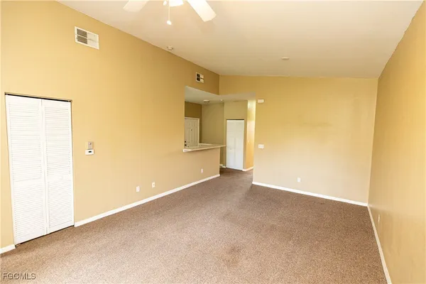 a view of empty room