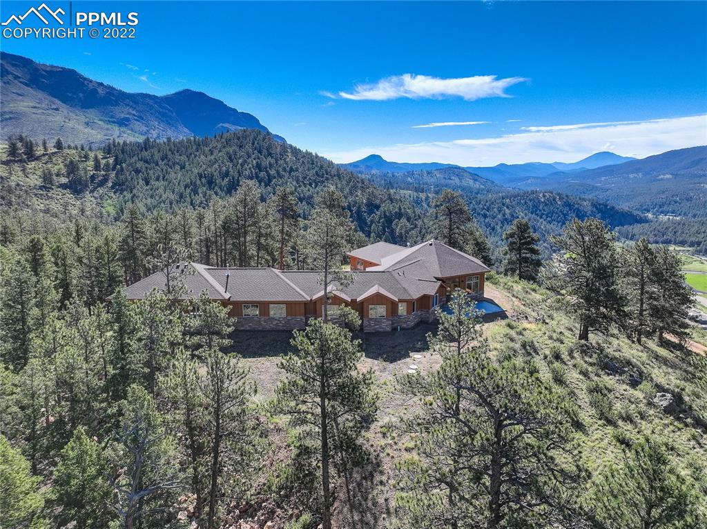 a view of a lush green field