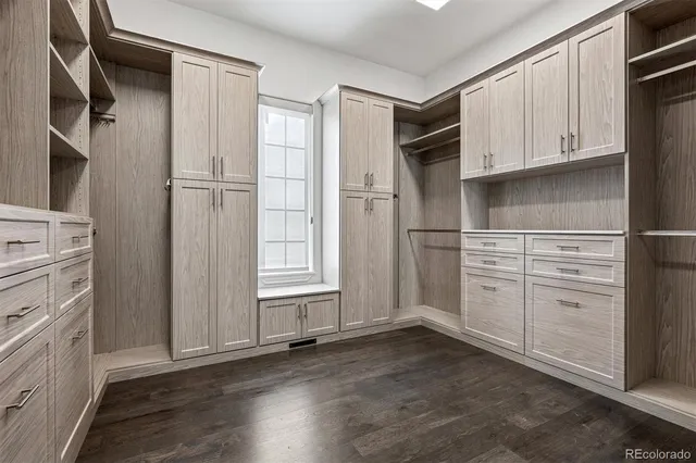 a utility room with cabinets