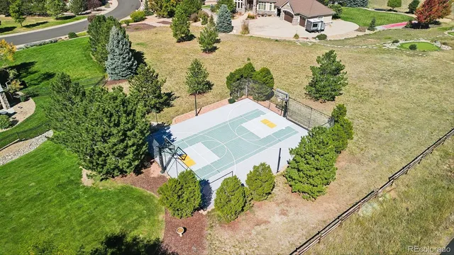 a view of a roof deck
