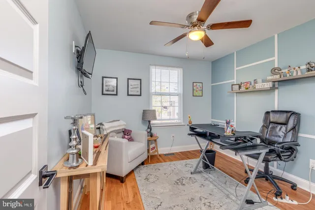 a room with furniture and a window