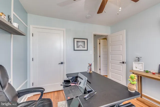 a room with furniture and a window