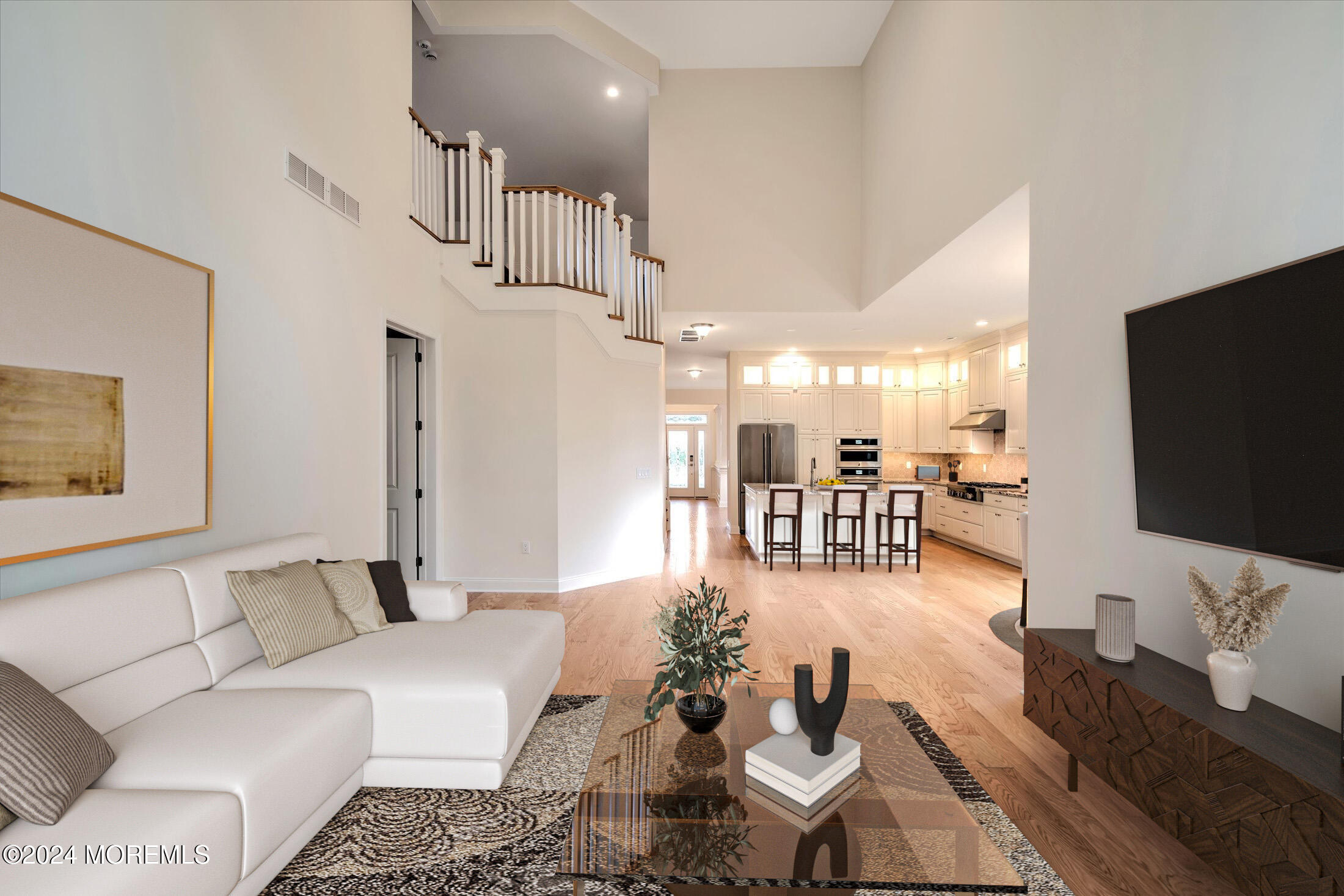 166 Grandview Circle Howell, NJ 07731 - Photo 11 of 48 a living room with furniture and a flat screen tv
