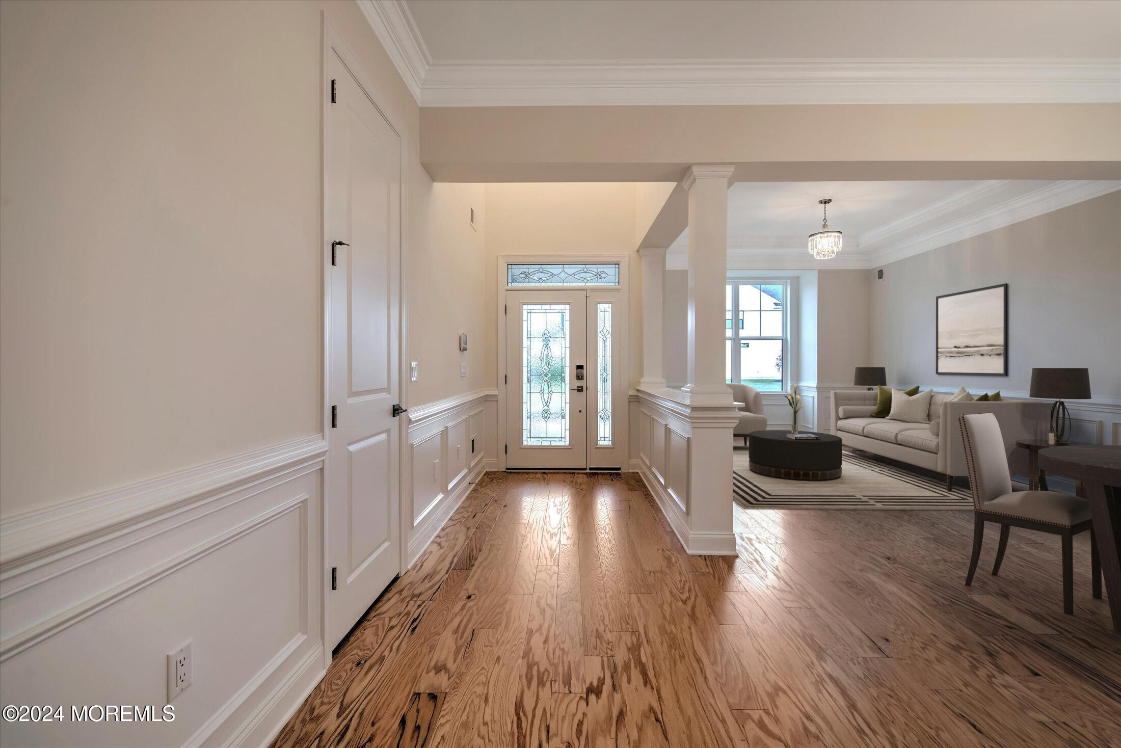 166 Grandview Circle Howell, NJ 07731 - Photo 2 of 48 a living room with furniture and a wooden floor