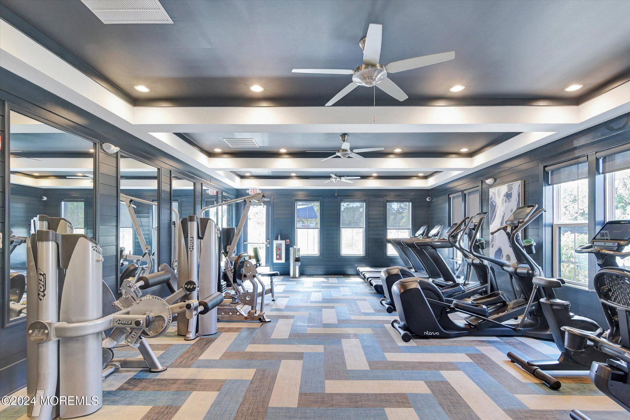 166 Grandview Circle Howell, NJ 07731 - Photo 33 of 48 a view of a room with gym equipment