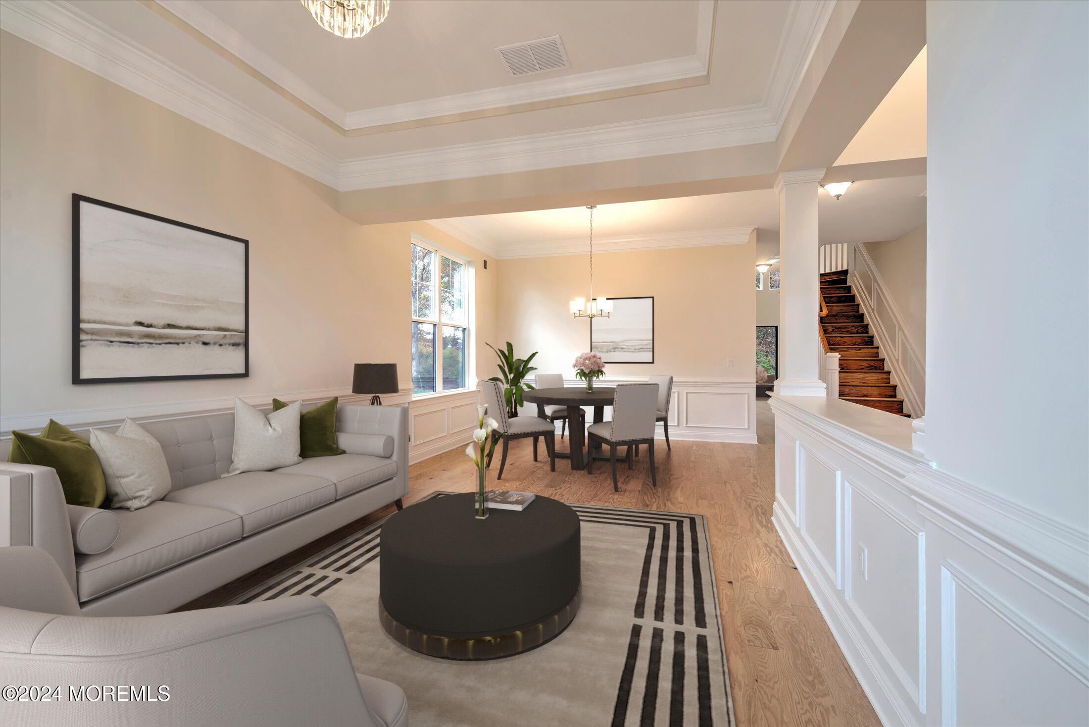 166 Grandview Circle Howell, NJ 07731 - Photo 5 of 48 a living room with furniture and a large window