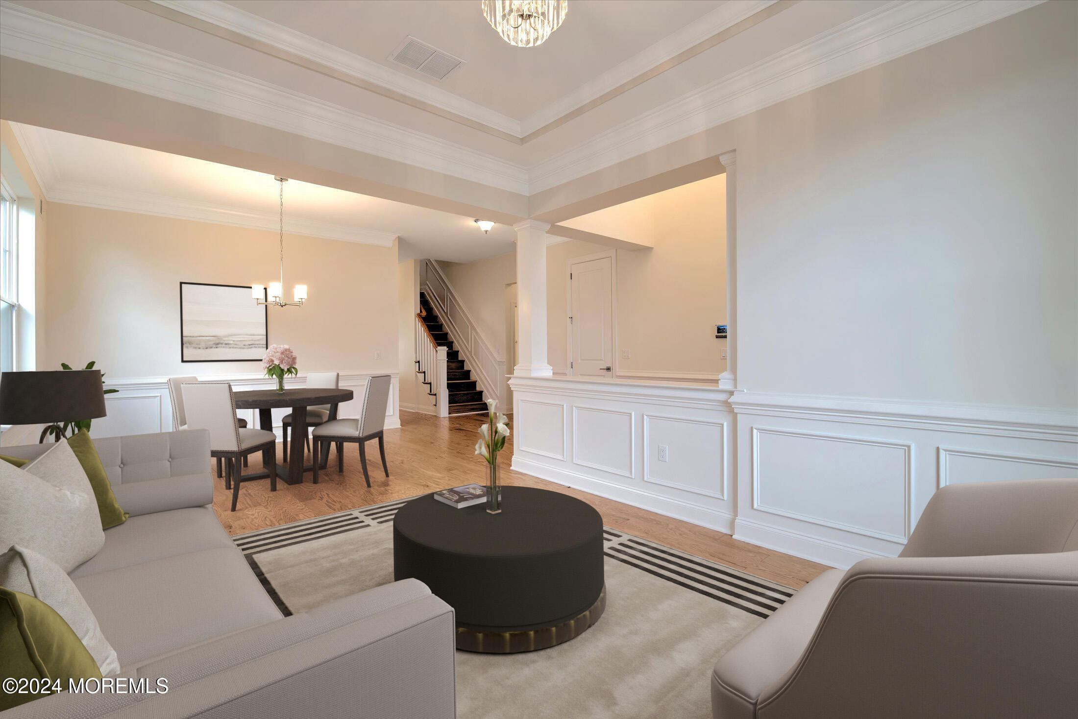 166 Grandview Circle Howell, NJ 07731 - Photo 6 of 48 a living room with furniture and a potted plant