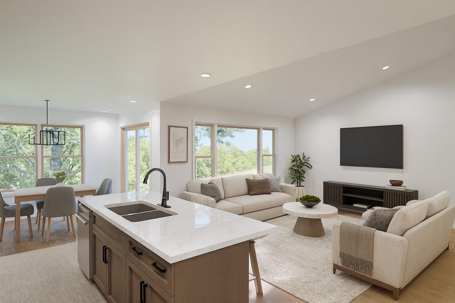 627 Bobolink Lane Cascade, WI 53011 - Photo 3 of 39 ** Certain images may contain digital enhancements, virtual staging, or altered elements for marketing purposes. Such images are illustrative only and do not represent exact current conditions of the property. Buyers should rely on their own inspections and due diligence