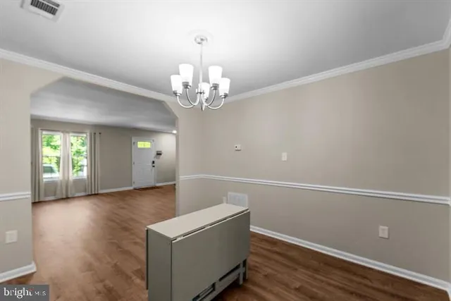 a view of livingroom with hardwood floor and window