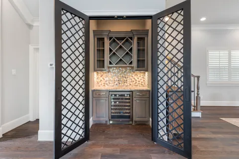 a view of front door