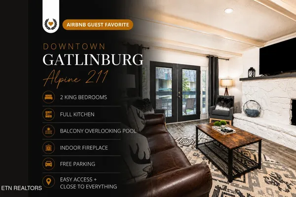 $295,500 | 260 Roaring Fork Road, Unit 211, Gatlinburg, TN 37738