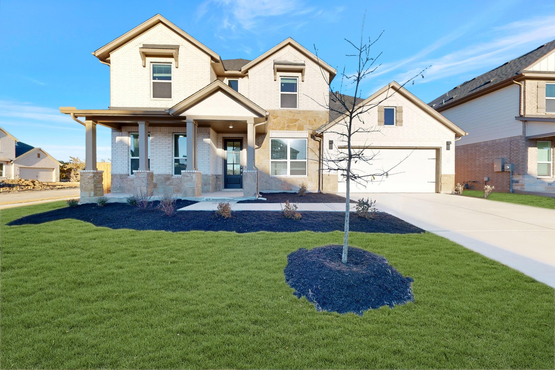2008 Lolo Lane Leander, TX 78641 - Photo 1 of 1 a front view of a house with a yard