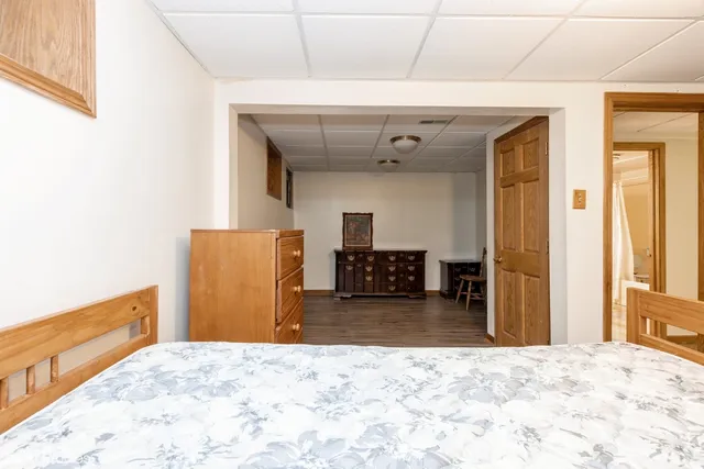 a view of a livingroom with a staircase