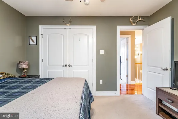 a front view of a house with a patio