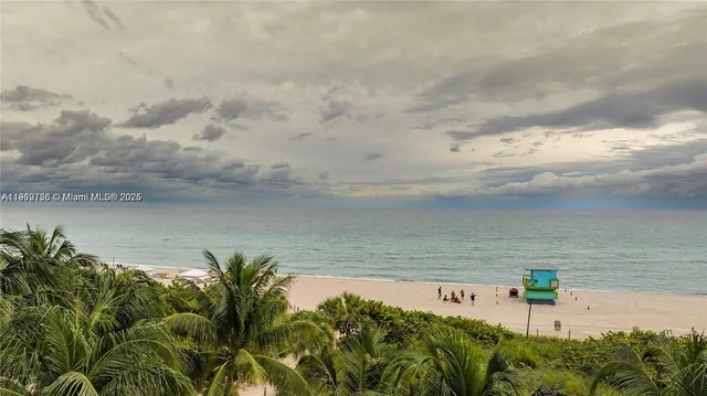 a view of a city with tall buildings
