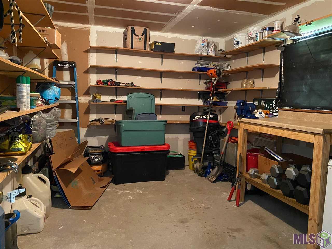 9968 Mint Drive Baton Rouge, LA 70809 - Photo 16 of 22 Attached Storage Room/Workshop