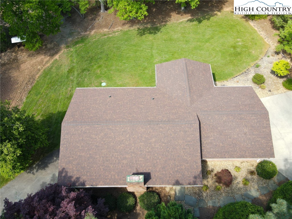 2076 Jay Clark Road Morganton, NC 28655 - Photo 11 of 36 an aerial view of a house with yard