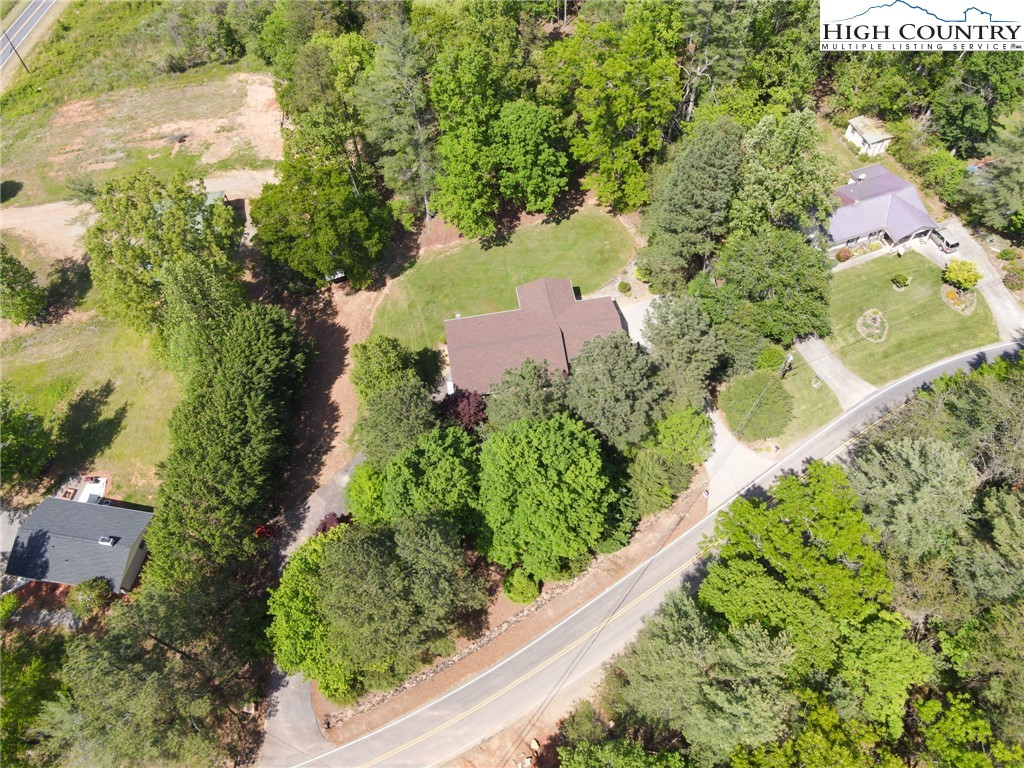 2076 Jay Clark Road Morganton, NC 28655 - Photo 18 of 36 an aerial view of residential house with yard