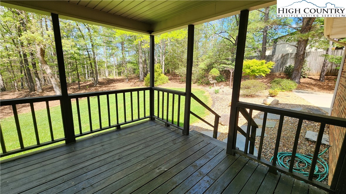 2076 Jay Clark Road Morganton, NC 28655 - Photo 8 of 36 a view of porch with wooden floor