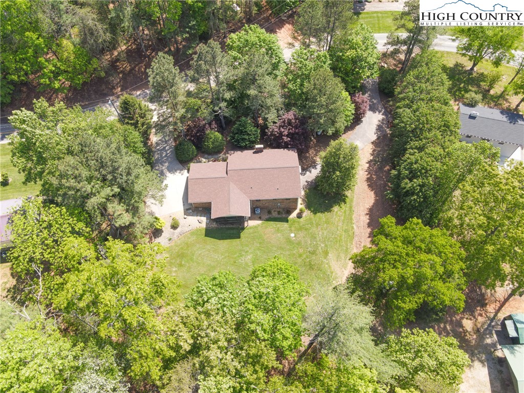 2076 Jay Clark Road Morganton, NC 28655 - Photo 10 of 36 an aerial view of a house with a yard
