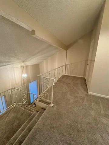 a view of a room with a washer