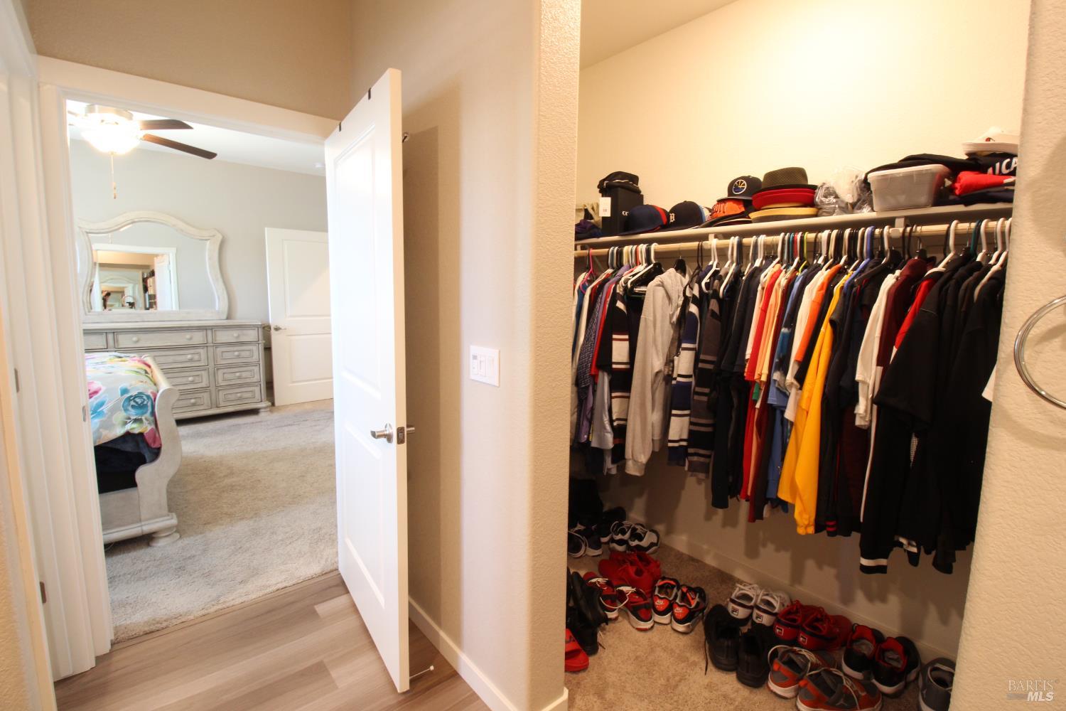 2283 Revival Lane Rio Vista, CA 94571 - Photo 15 of 44 a view of walk in closet with clothes and shoes