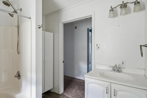 a utility room with a sink