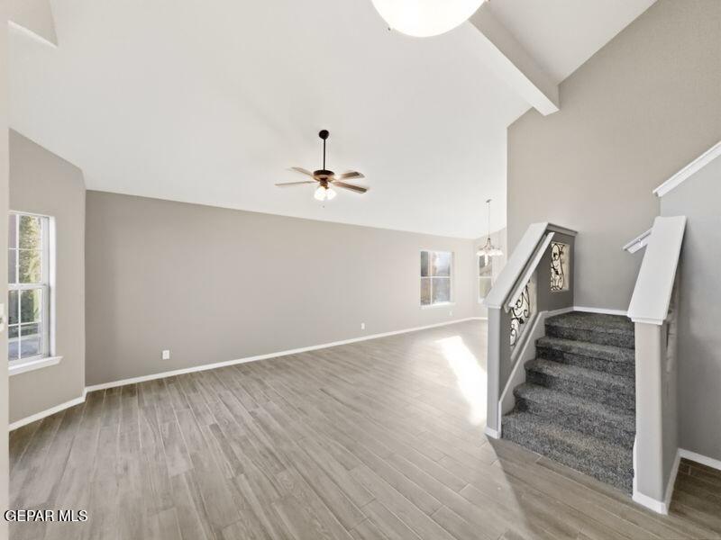 533 Flanagan Place El Paso, TX 79928 - Photo 26 of 52 wooden floor in an empty room with a window