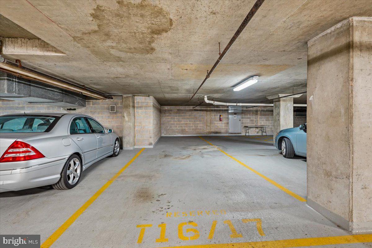 800 25th Street Northwest, Unit 504 Washington, DC 20037 - Photo 47 of 52 Spacious underground parking area.