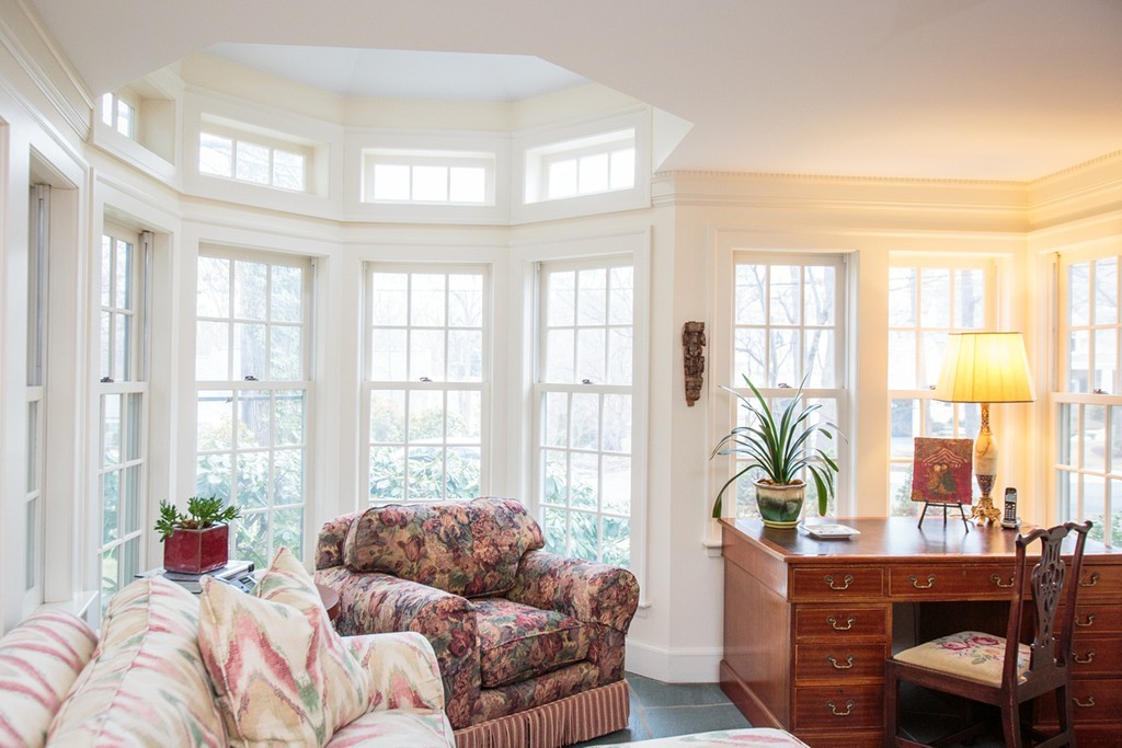 65 Arnold Road Wellesley, MA 02481 - Photo 11 of 17 a bedroom with furniture and a large window