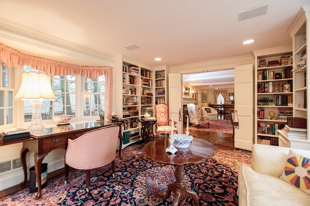 65 Arnold Road Wellesley, MA 02481 - Photo 8 of 17 a living room with furniture large window and wooden floor