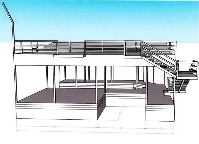 a view of a living room and bathroom