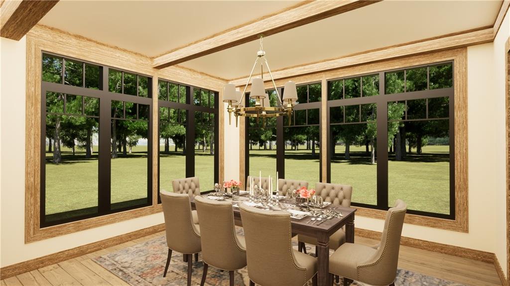 2 & 2a Weymans Way Blue Ridge, GA 30513 - Photo 17 of 34 a view of a dining room with furniture window and outside view