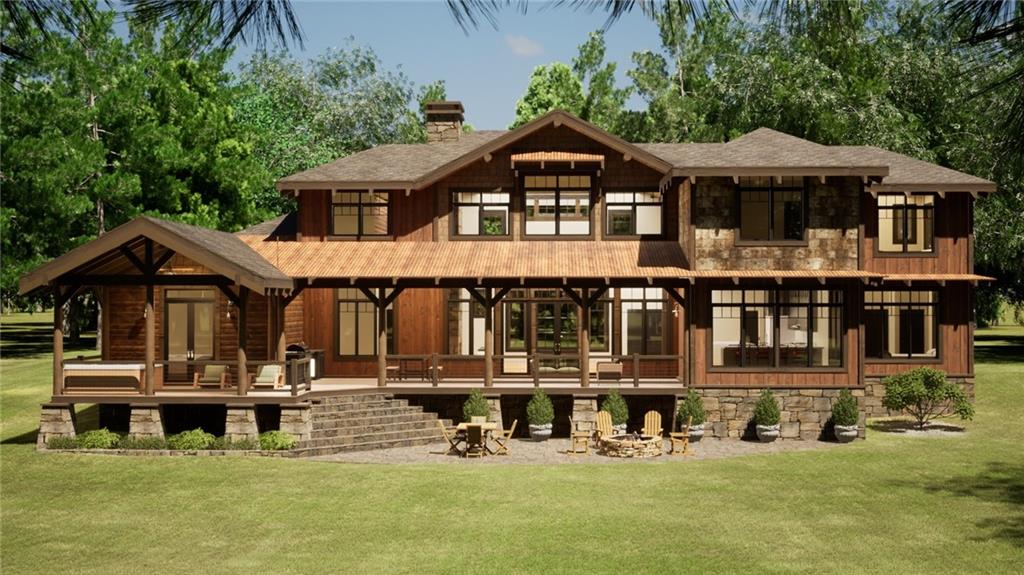 2 & 2a Weymans Way Blue Ridge, GA 30513 - Photo 2 of 34 a front view of a house with swimming pool