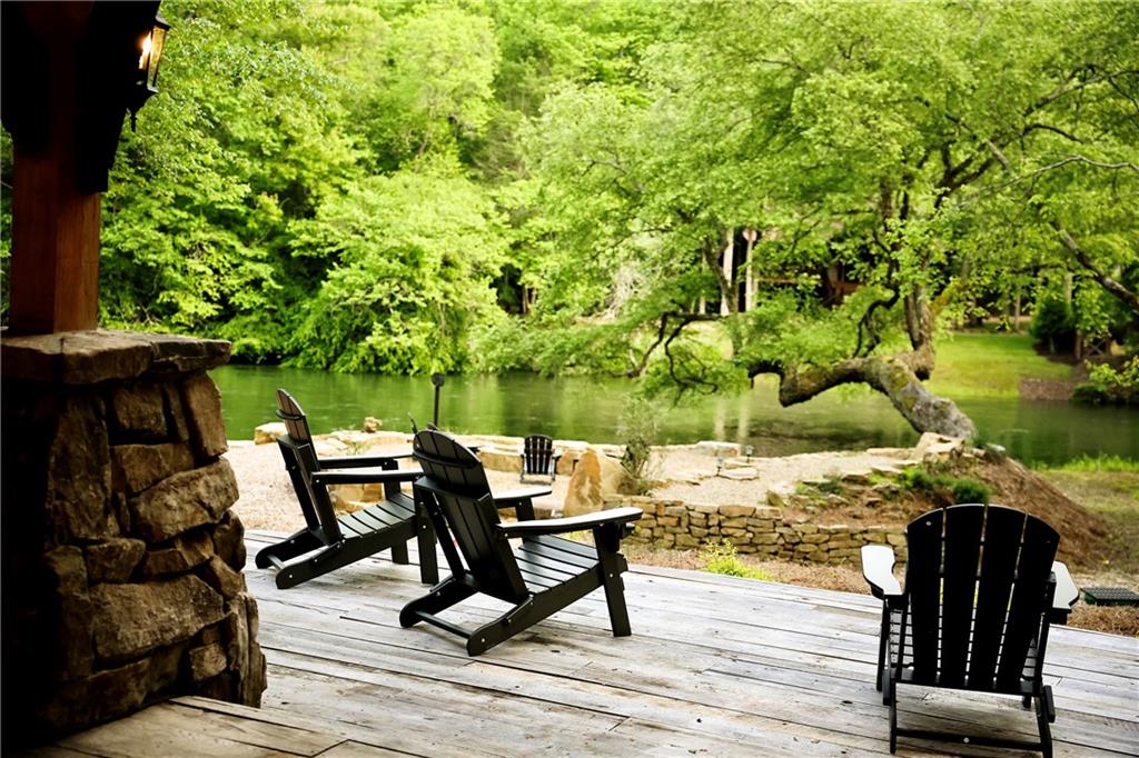 2 & 2a Weymans Way Blue Ridge, GA 30513 - Photo 34 of 34 a view of a terrace with seating area