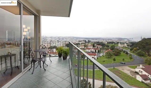 an outdoor view of garden with patio