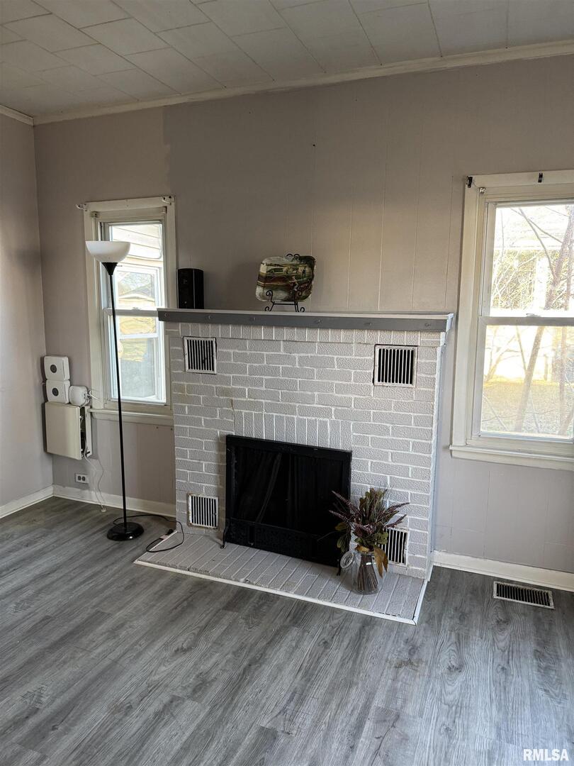 205 North State Street Christopher, IL 62822 - Photo 5 of 15 a living room with furniture and a fireplace